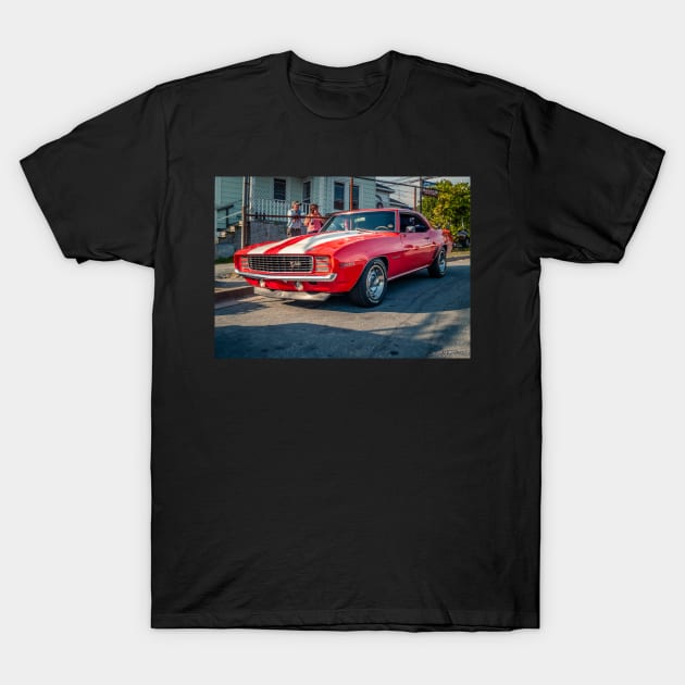 1969 Chevy Camaro Z/28 Rally Sport T-Shirt by kenmo